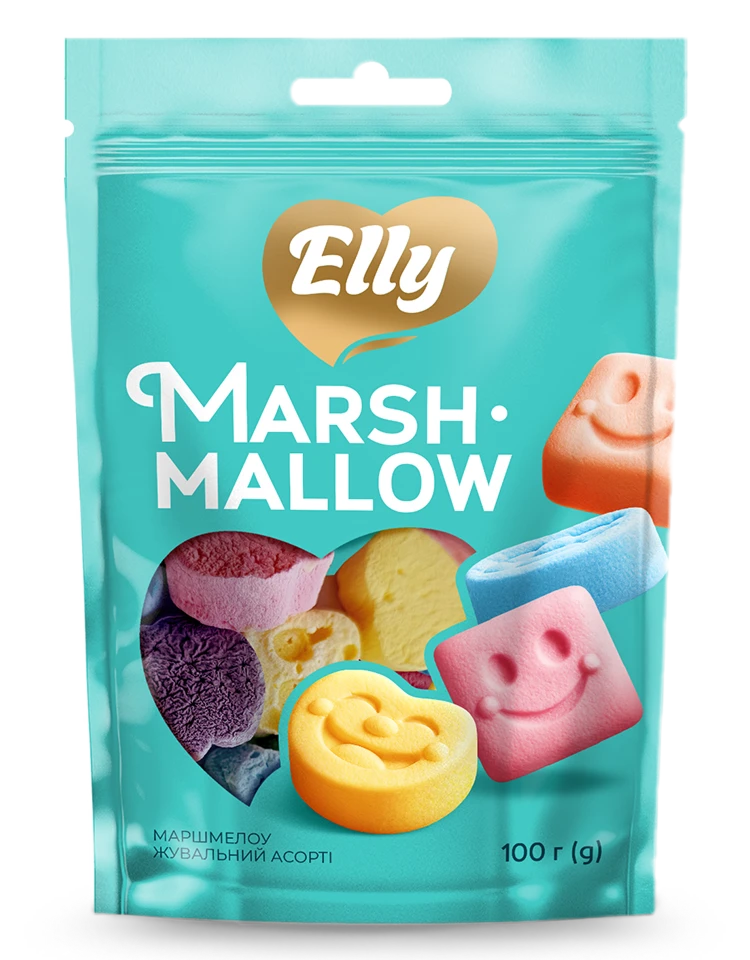 SMILE-FACE - ЖУВАЛЬНИЙ МАРШМЕЛОУ, ТМ «ELLY»